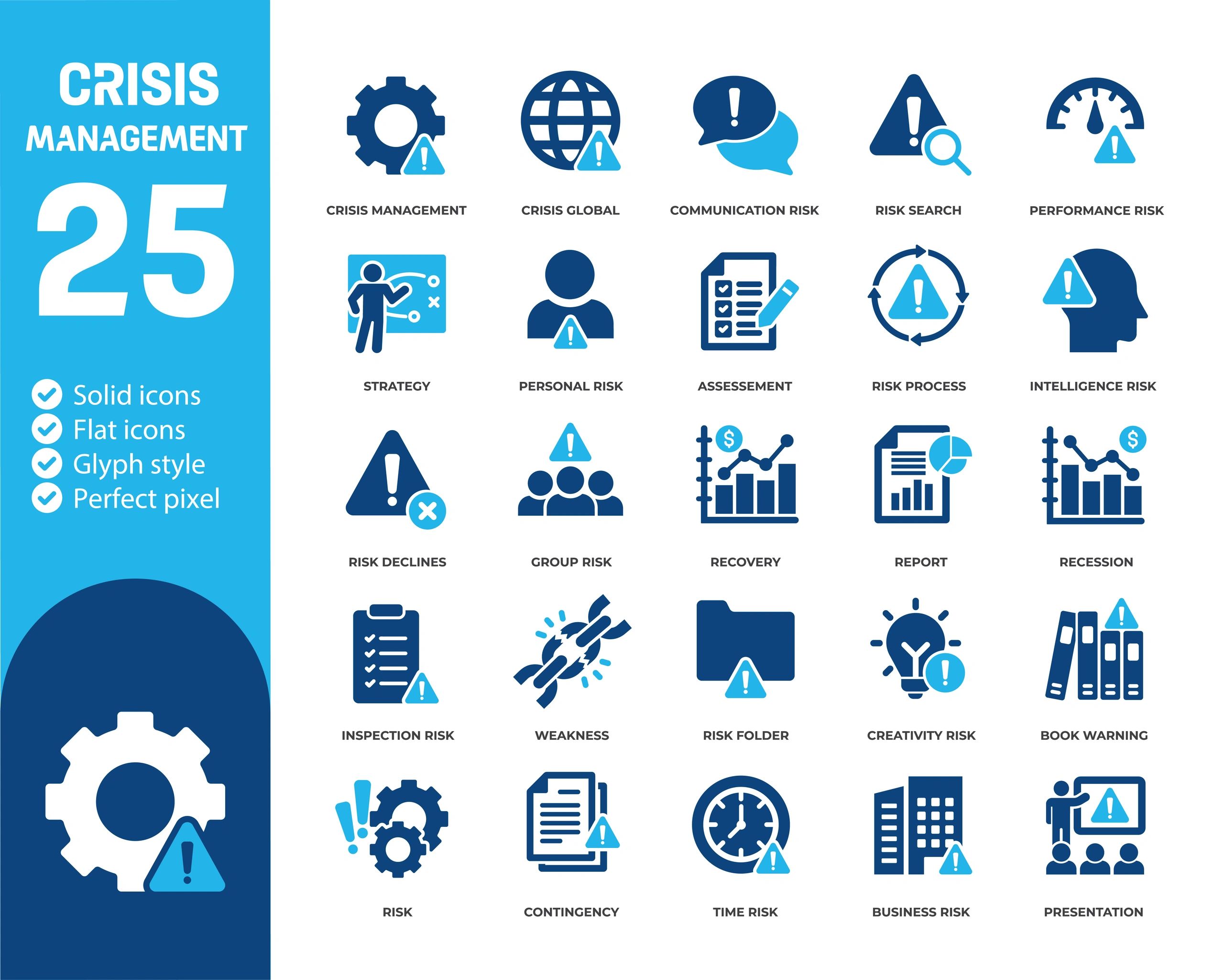 risk management compliance icons